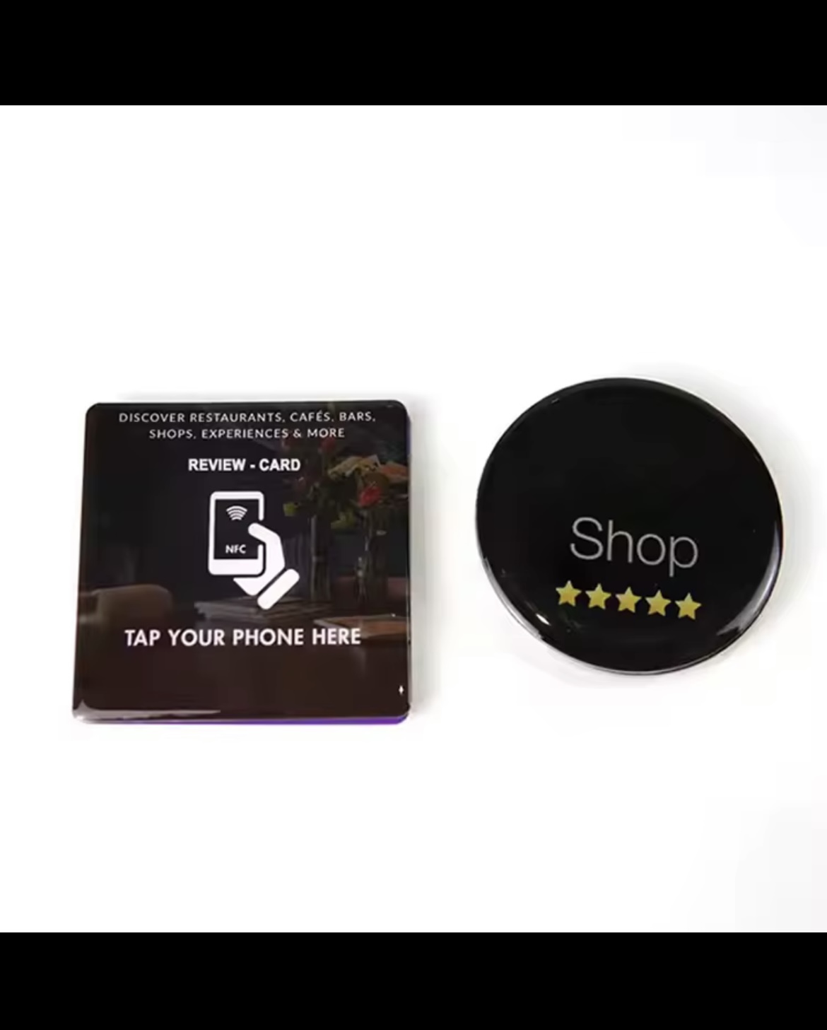 Custom NFC review cards