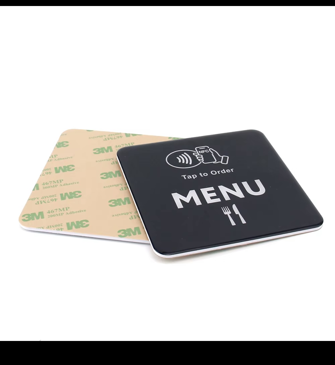Branded digital menu card